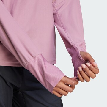 ADIDAS SPORTSWEAR Sportsweatshirt 'Own The Run ' in Pink