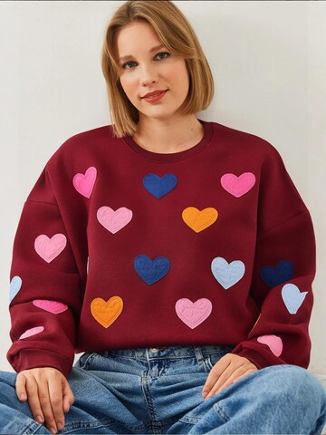 Bianco Lucci - Sweatshirt em vermelho