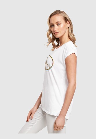 Merchcode Shirt 'Peace' in White