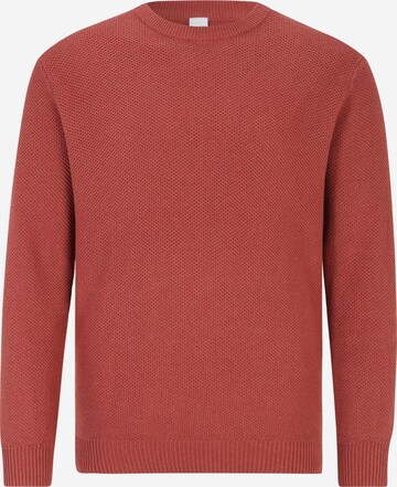 Jack & Jones Plus Trui 'BRODY' in Rood: voorkant