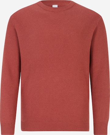 Jack & Jones Plus Sweater 'BRODY' in Red: front