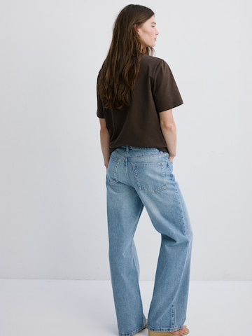 MANGO Shirt 'COFFEE' in Bruin