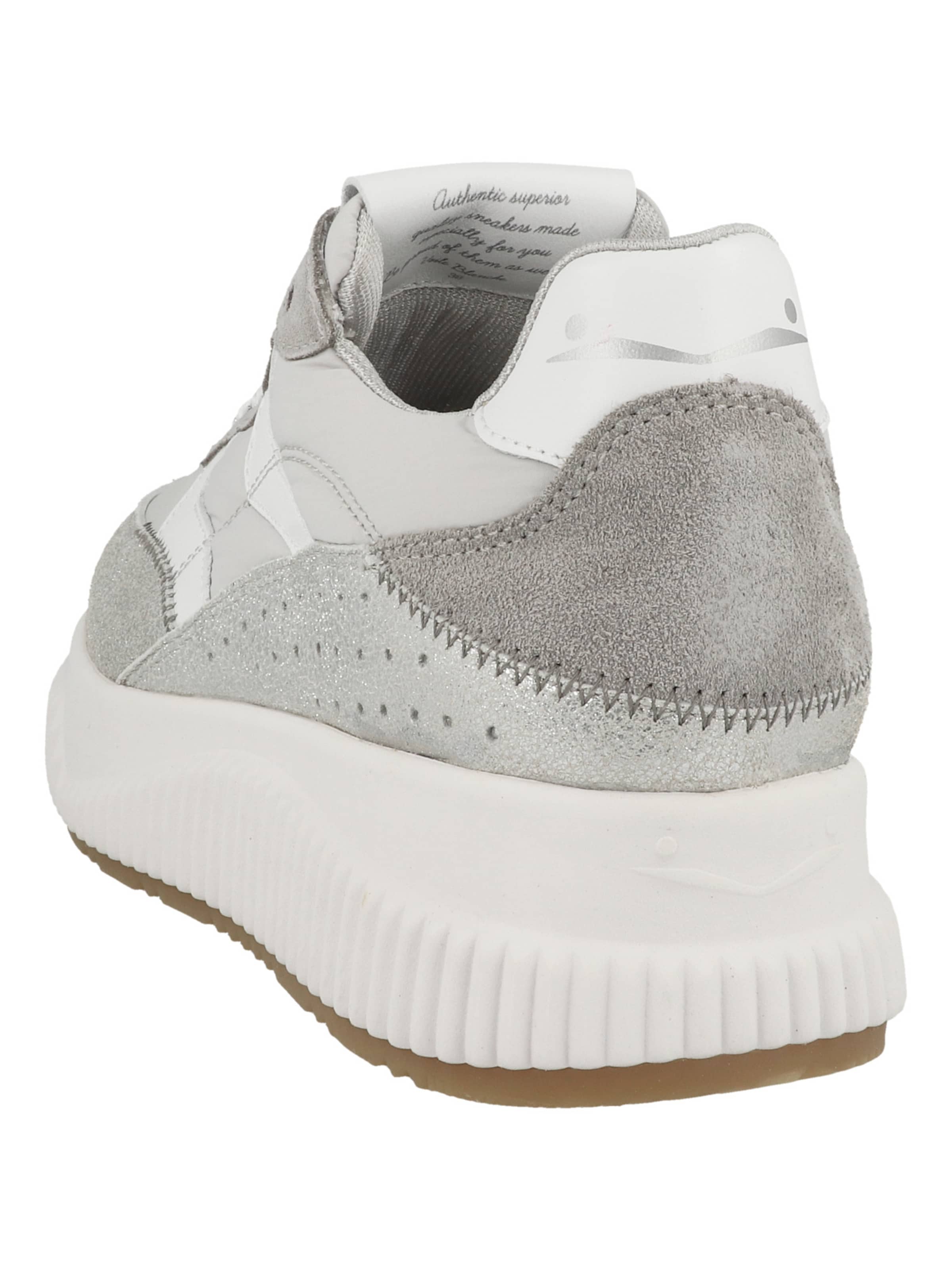 Baskets basses 'LANA FRESH' Voile blanche en argent