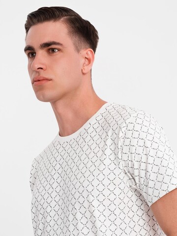 Ombre Shirt in Wit