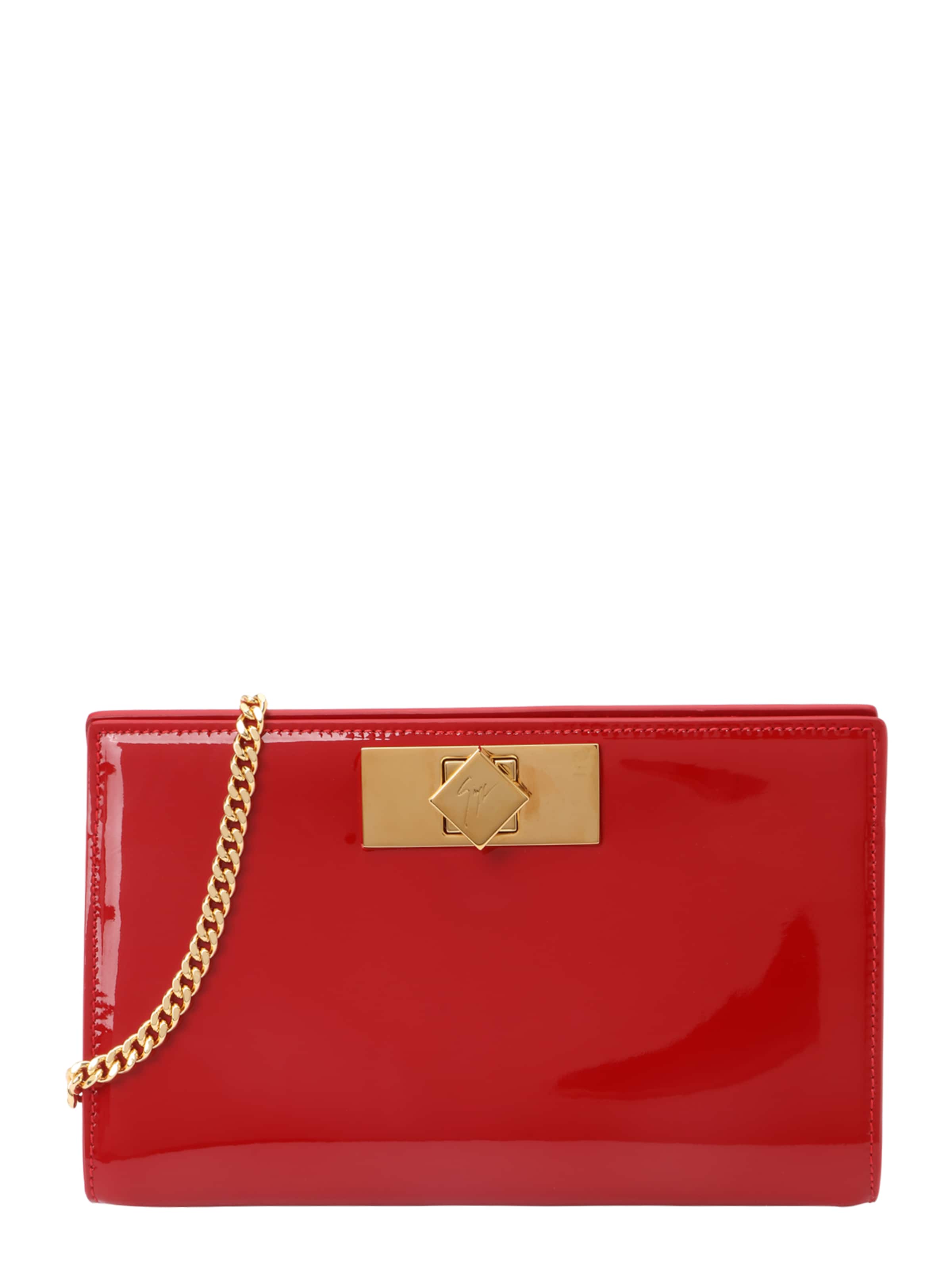 Giuseppe Zanotti Clutch in Rot: Vorderseite