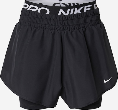 NIKE Sports trousers in Black / White, Item view