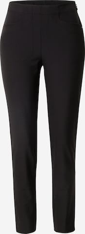 Polo Ralph Lauren Слим фит Панталон 'EAGLE' в черно: отпред