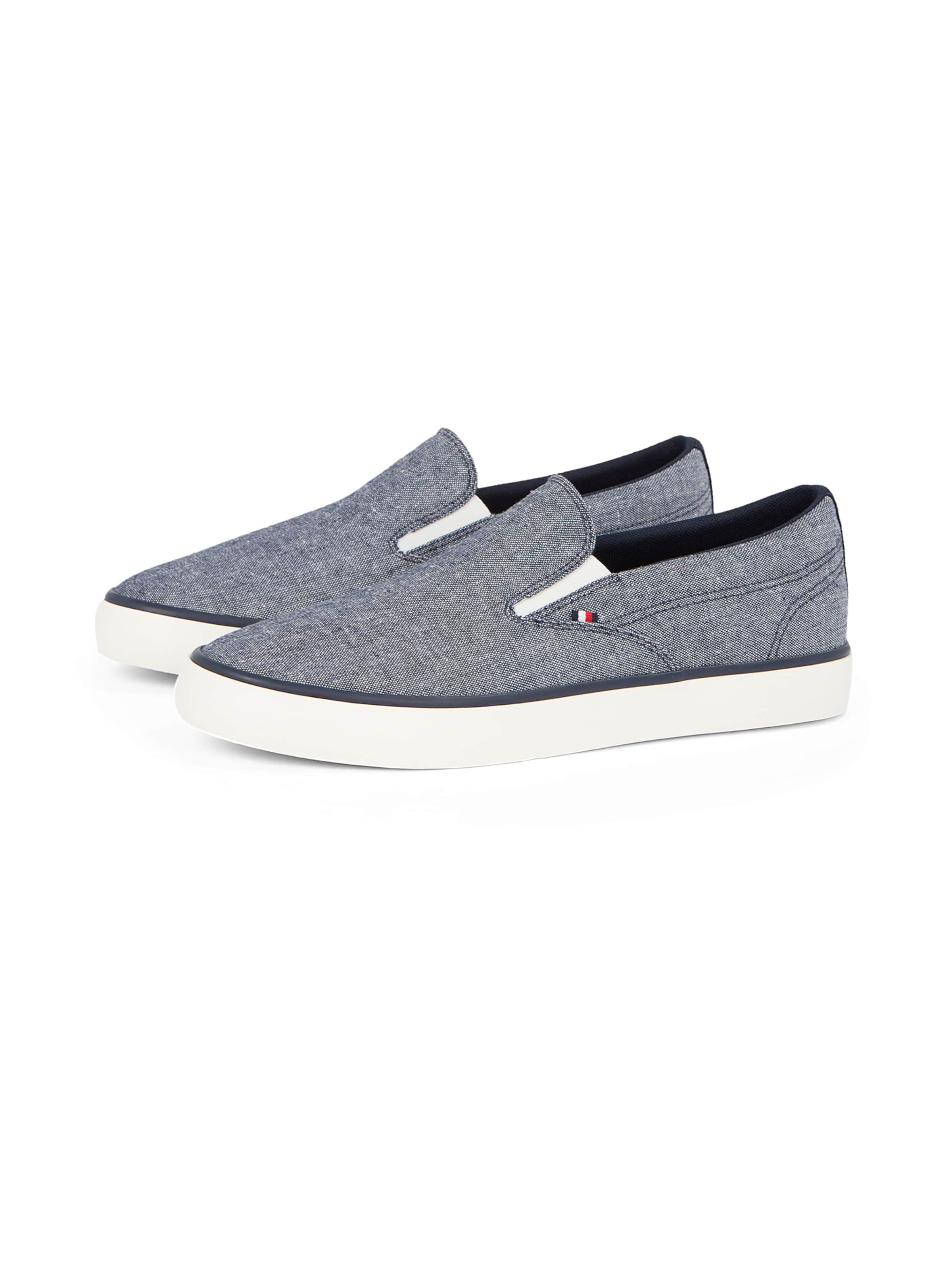 TOMMY HILFIGER Slip-on obuv - Modrá