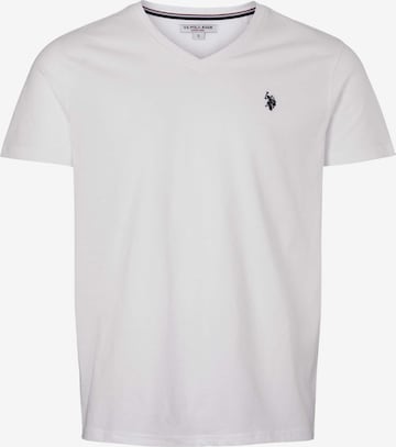 U.S. POLO ASSN. T-Shirt 'Cem' in Weiß: Vorderseite