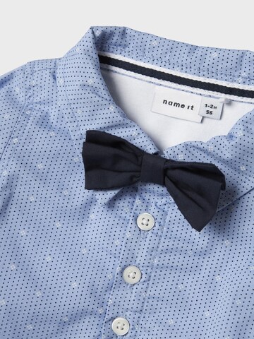 NAME IT Regular fit Button Up Shirt 'NBMRiza' in Blue