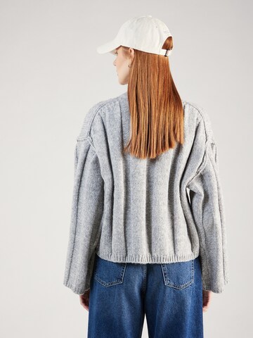 TOPSHOP Knit Cardigan in Grey