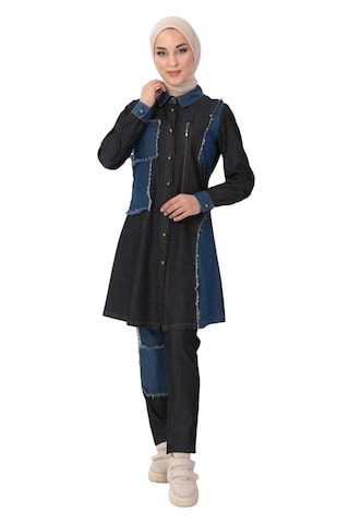 MODAMIHRAM Pantsuit in Black: front