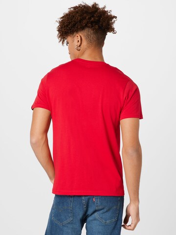 T-Shirt ALPHA INDUSTRIES en rouge