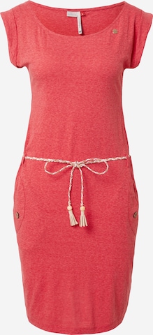 Ragwear فستان 'TAG' بلون أحمر: الأمام