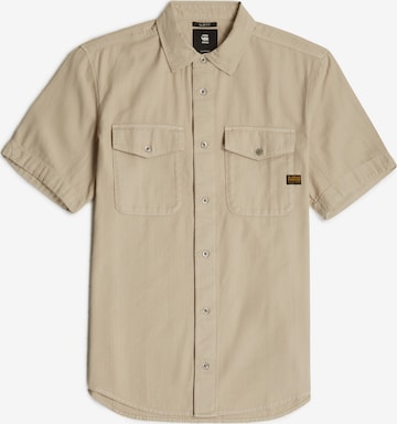 G-STAR Hemd in Beige: Vorderseite