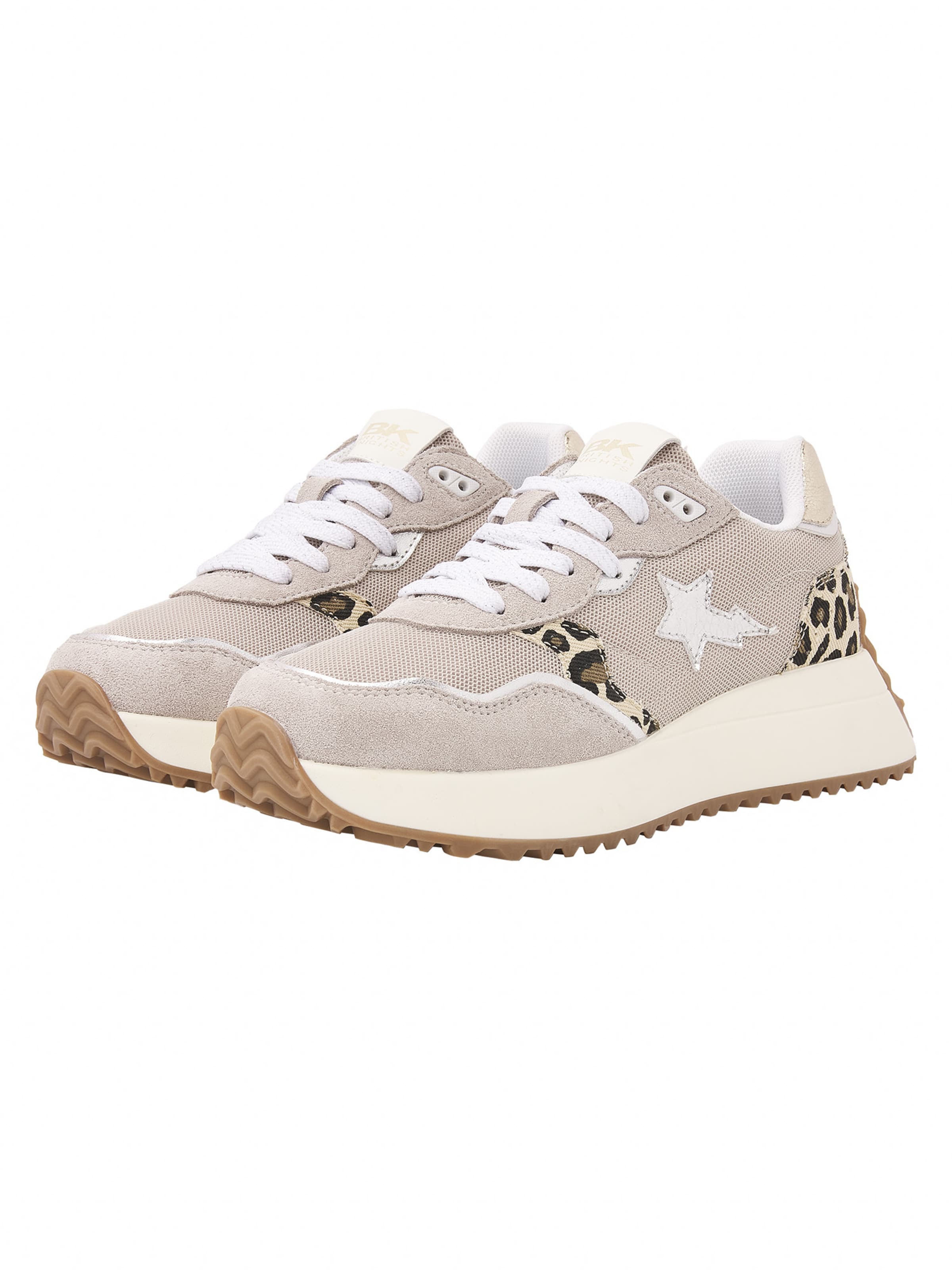 Sneaker bassa ' FABLE ' di BRITISH KNIGHTS in beige: frontale