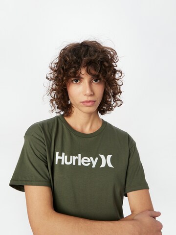 Hurley Λειτουργικό μπλουζάκι 'OCEANCARE' σε πράσινο