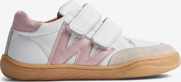 Baskets 'Barres' WHEAT en blanc : devant