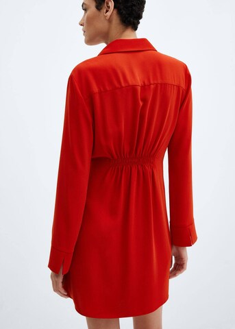 MANGO Shirt Dress 'Tomi' in Red