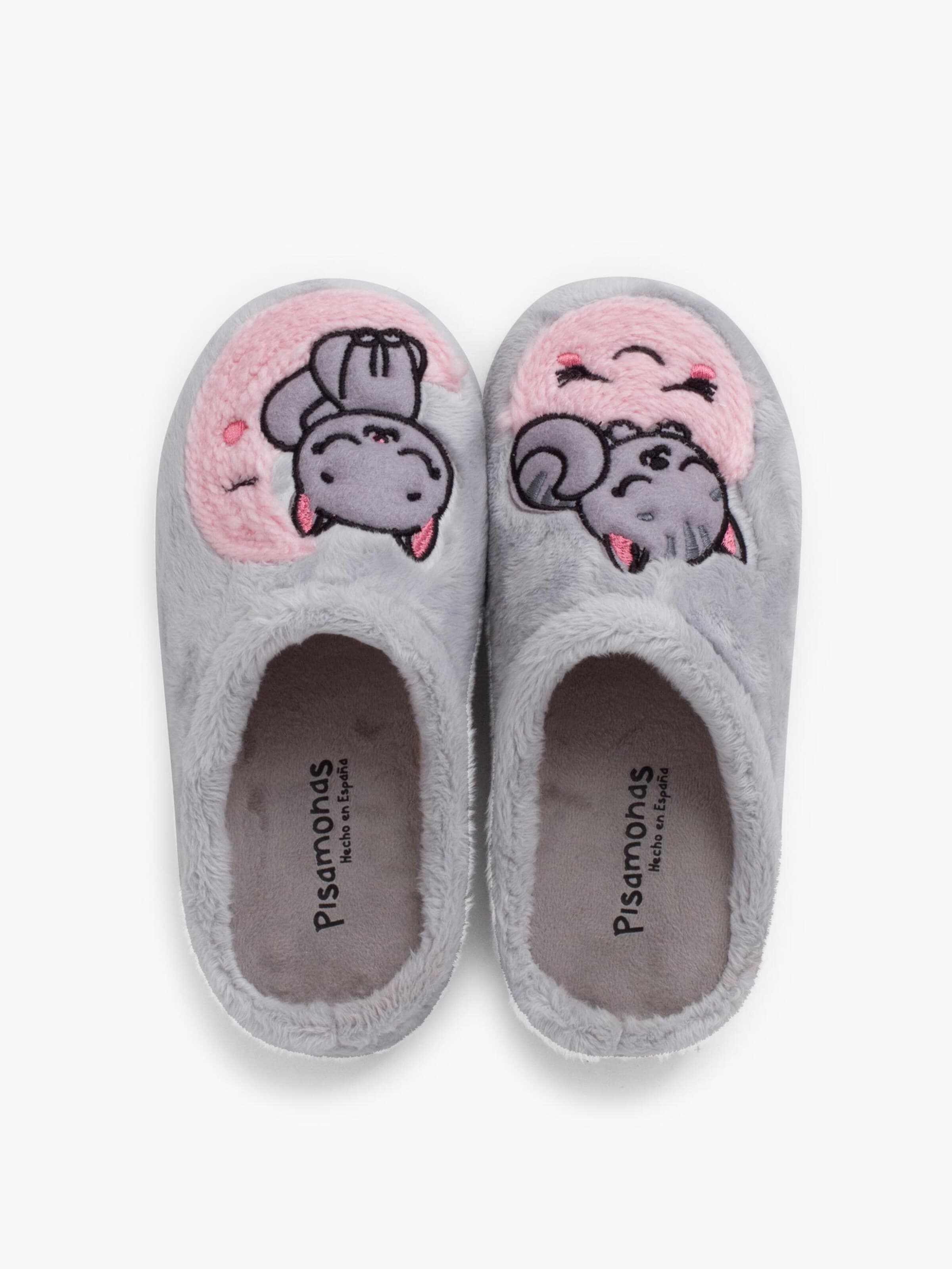 Pisamonas - Zapatillas de casa en gris