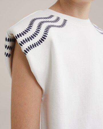 WE Fashion - Sudadera en blanco