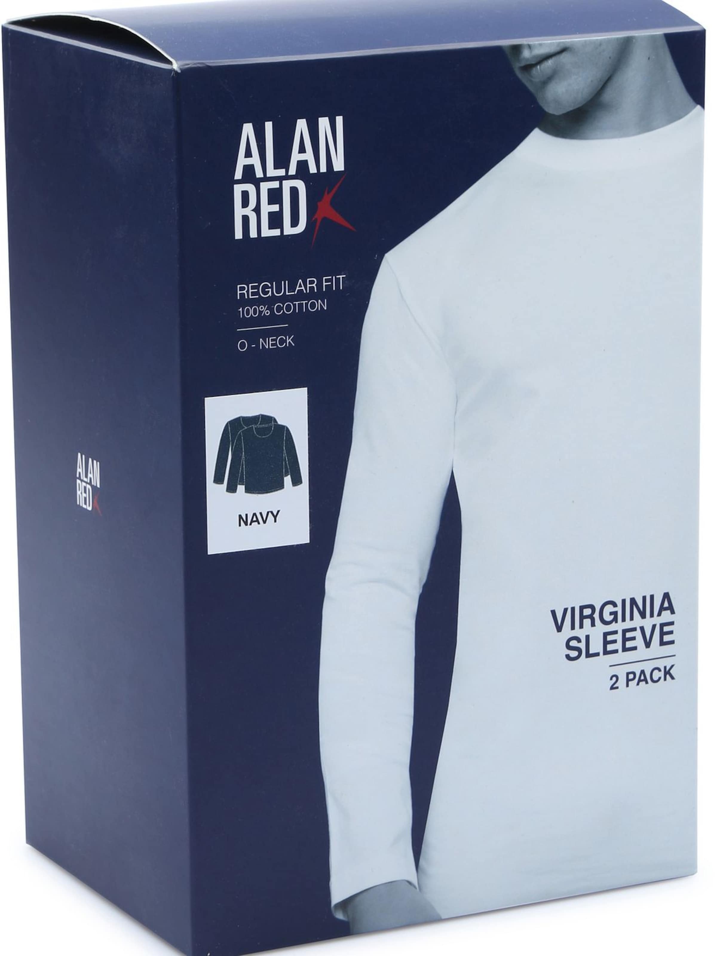 alan red Shirt 'Virginia' in Blue