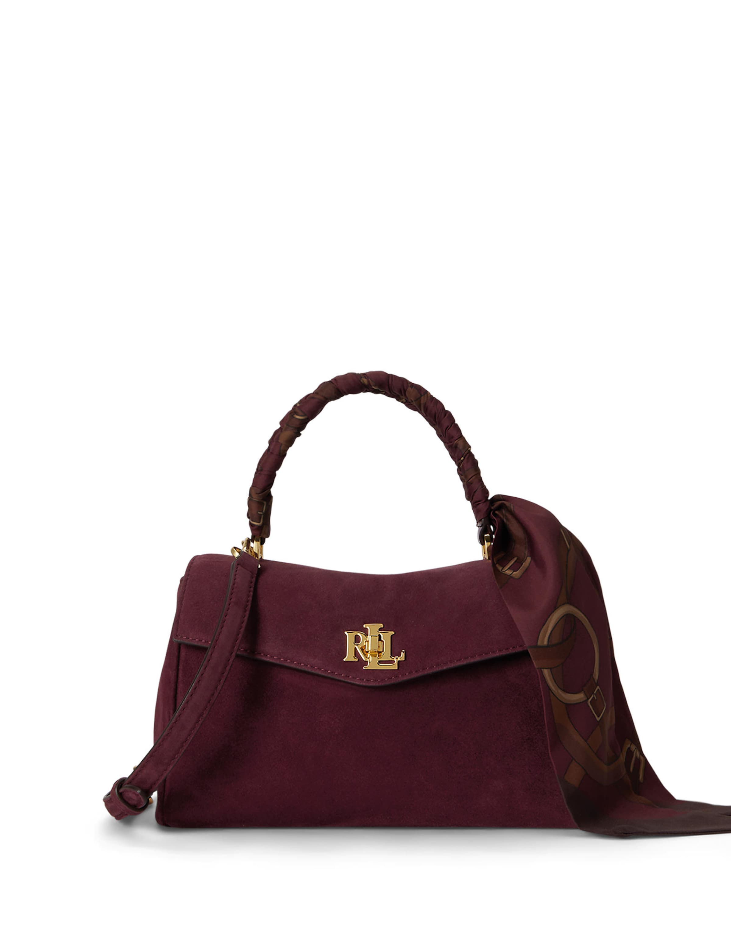 Lauren Ralph Lauren Handtas in Rood: voorkant