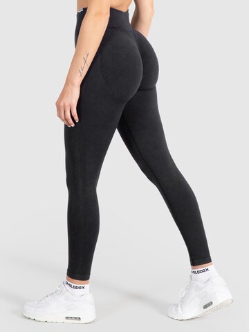 Skinny Leggings 'Batik Scrunch' Smilodox en noir