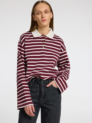 T-shirt SELECTED FEMME en rouge : devant