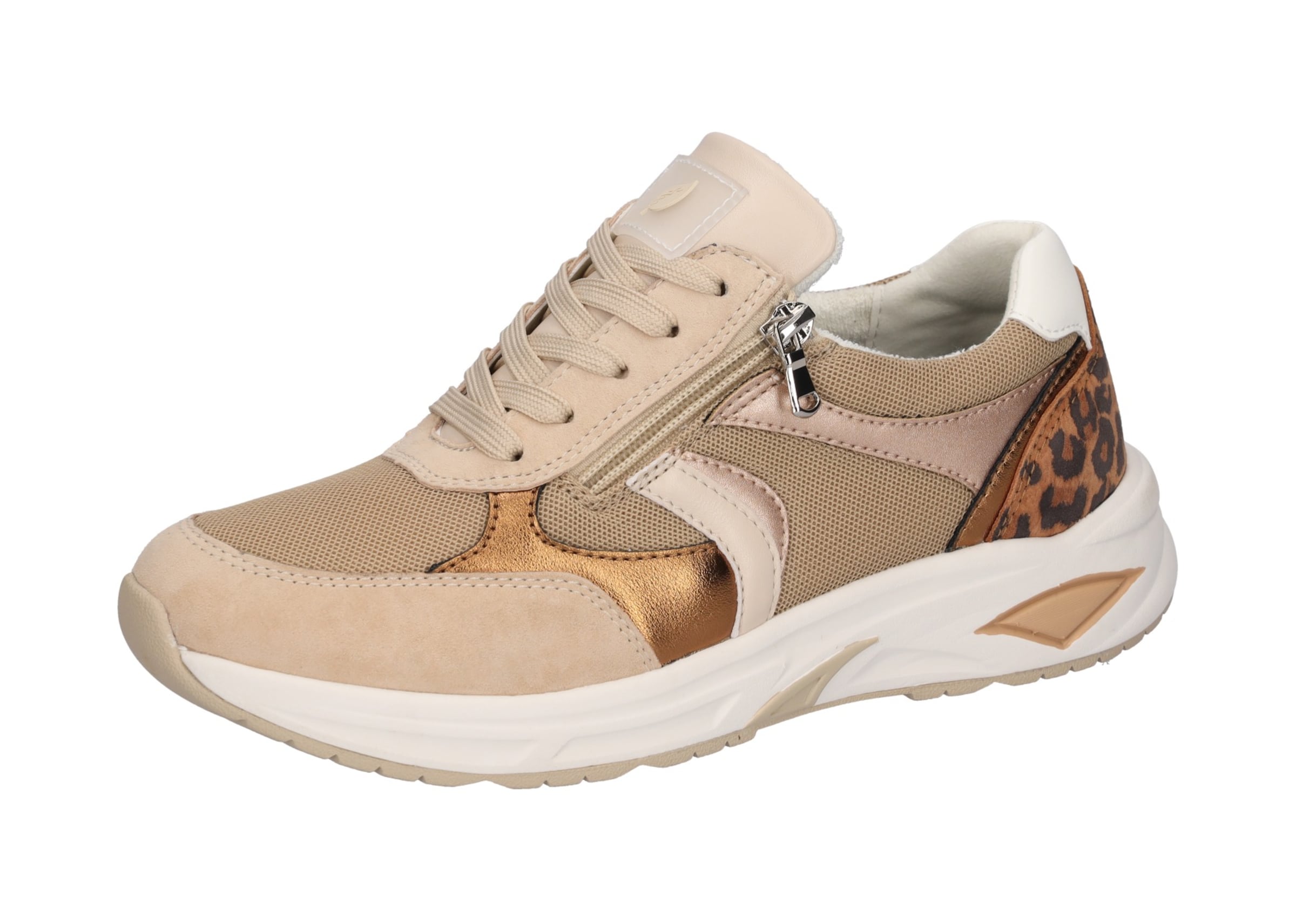WALDLÄUFER Platform trainers 'H-Jill' in Brown: front