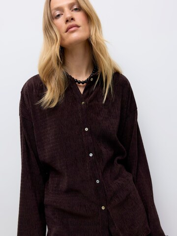 VERO MODA Bluse 'AWUTA' i brun