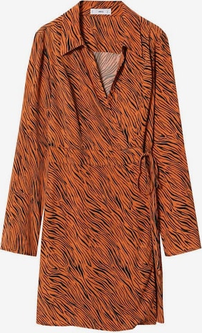 Robe-chemise 'Storm' MANGO en orange : devant