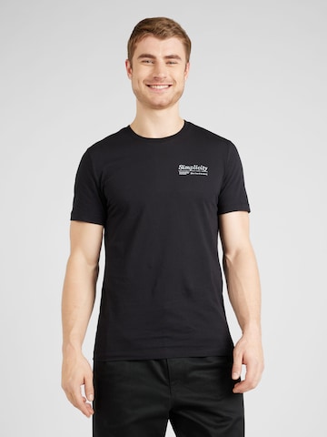 Tricou 'Simplicity' de la WESTMARK LONDON pe negru: față