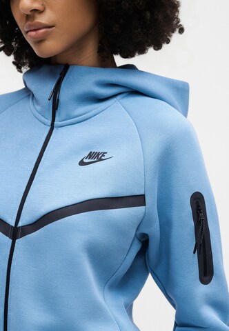 Veste de survêtement 'TCH FLC 2' Nike Sportswear en bleu