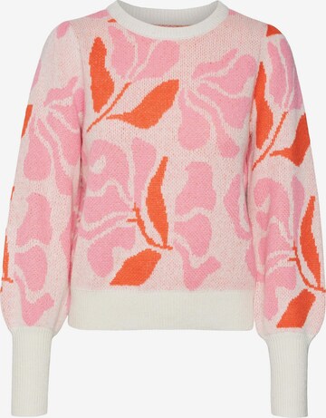 VERO MODA Sweater 'New Tari' in Beige: front