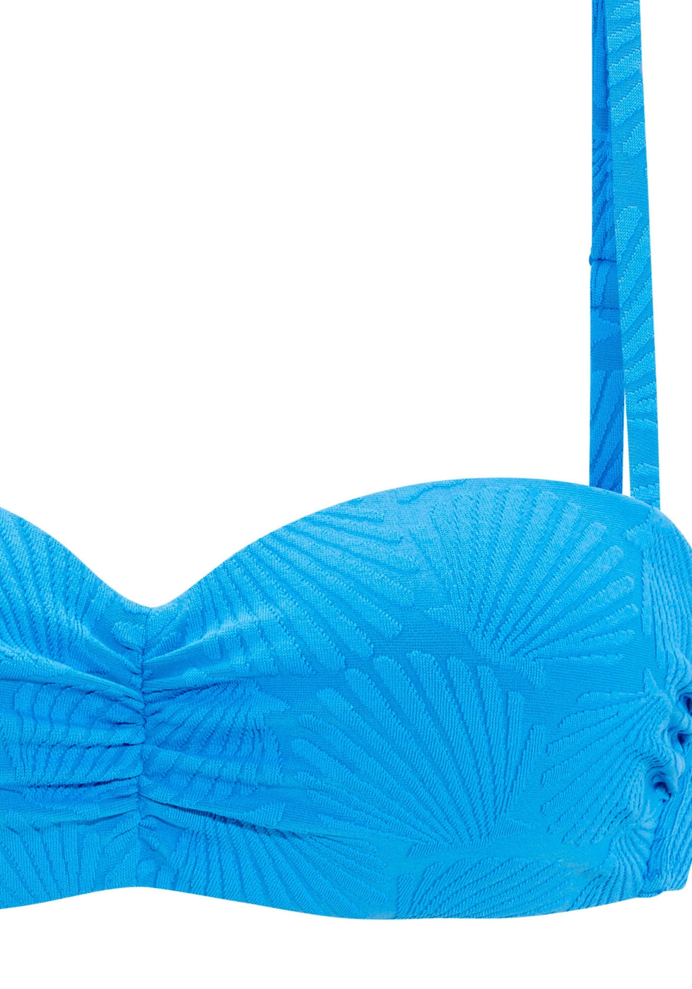 s.Oliver Bandeau Bikini zgornji del | modra barva