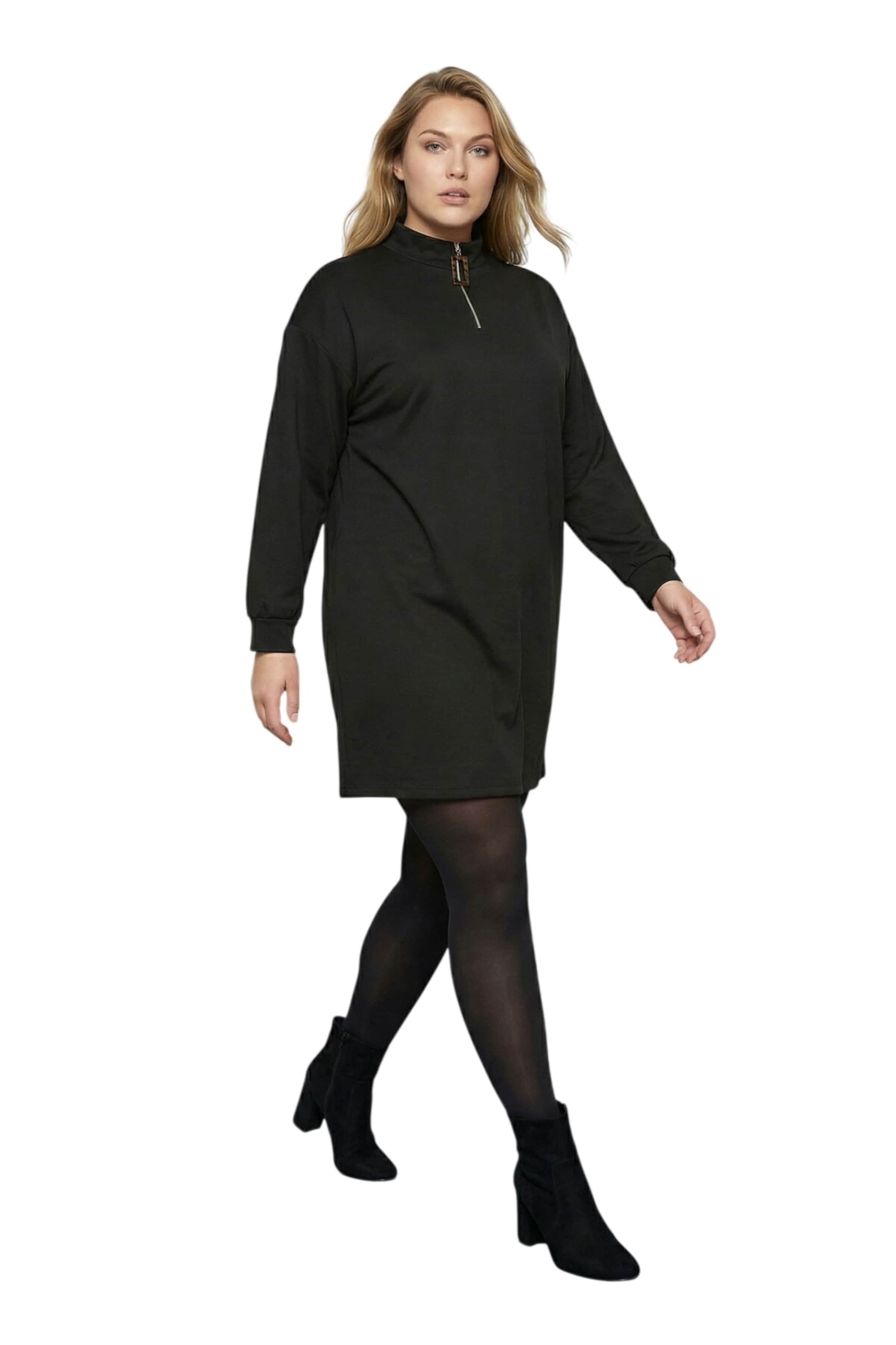 Stil Diva Kleid in Schwarz