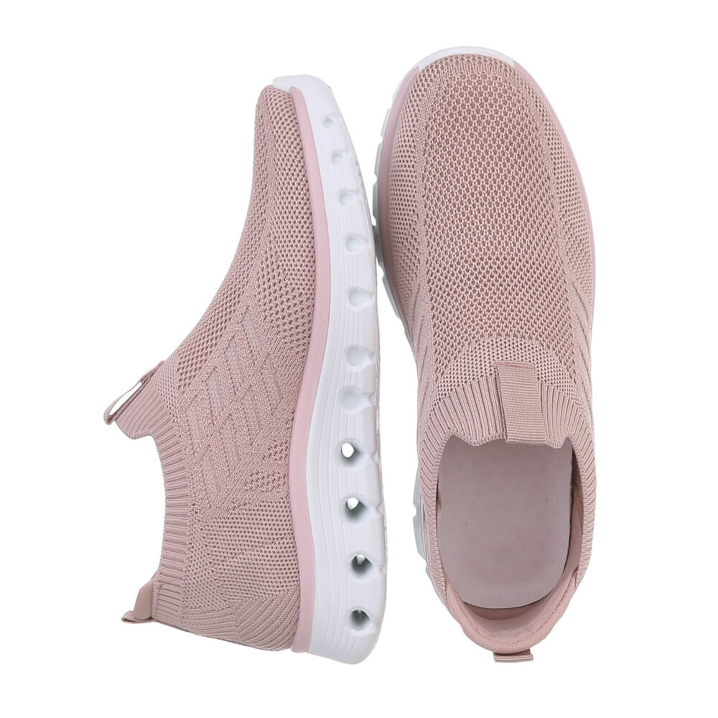 Ital-Design Slip-Ons in Pink