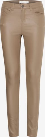 b.young Skinny Trousers 'Kato' in Beige: front