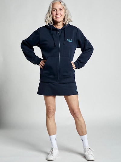 SPORTKIND Chaqueta deportiva 'Unisex Zip Hoodie' en XS en navy, Vista del producto