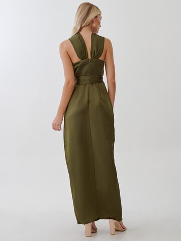 Rochie 'DORADO' de la Chancery pe verde: spate