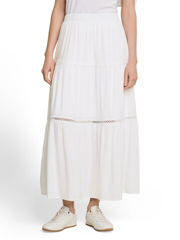 TOM TAILOR DENIM Skirt in White: front