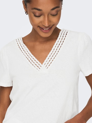 ONLY T-Shirt 'BENITA' in Weiß