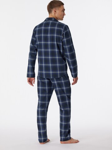 Pyjama long ' Warming Nightwear ' SCHIESSER en bleu