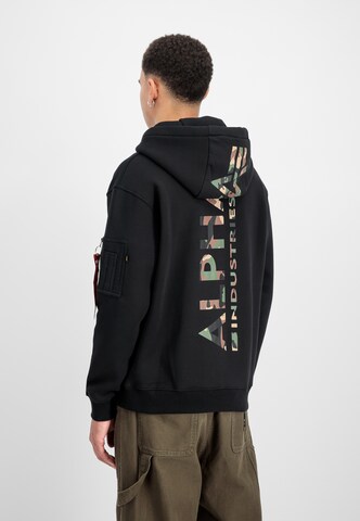 ALPHA INDUSTRIES Bluzka sportowa w kolorze czarny: przód