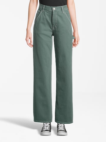 AÉROPOSTALE Wide leg Jeans in Groen: voorkant