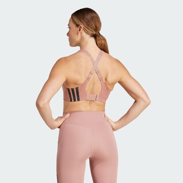 ADIDAS PERFORMANCE Bustier Sport bh 'TLRDIM' in Roze