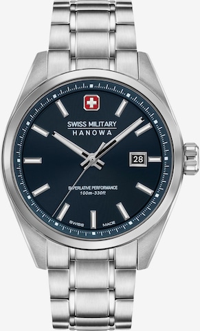 SWISS MILITARY HANOWA Analog watch 'Pioneer' in Silver: front