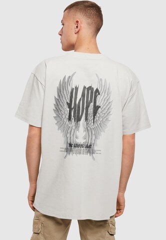 Merchcode Shirt 'Hope Wings' in Grey: front
