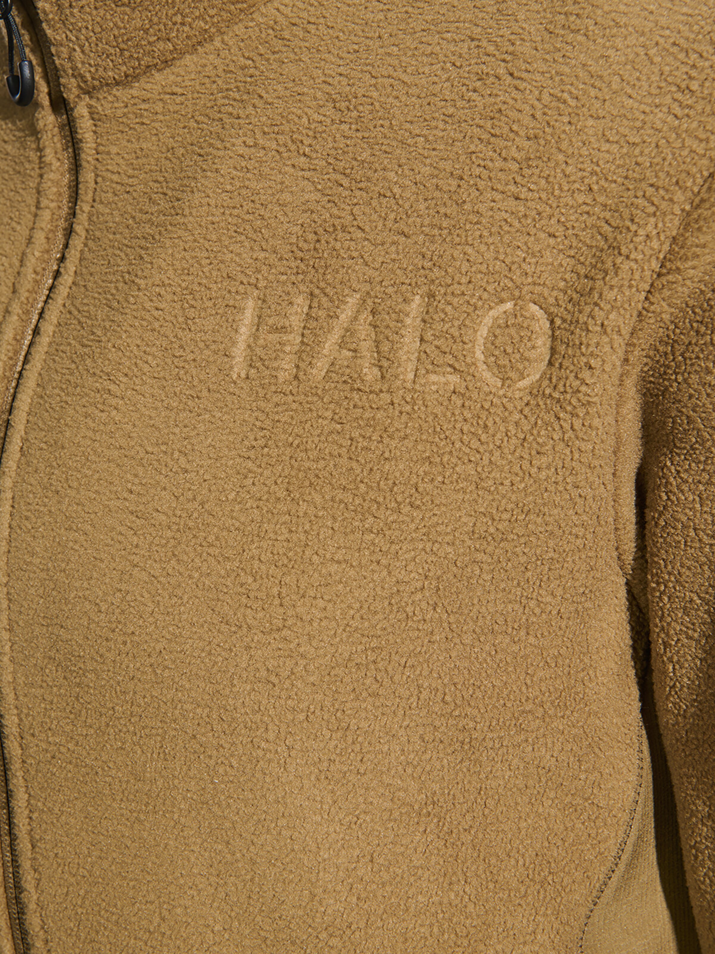 HALO Fleece jas in Bruin